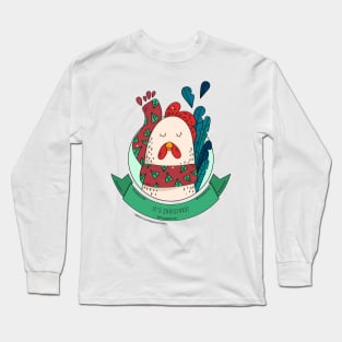 Its Christmas Chicken Long Sleeve T-Shirt